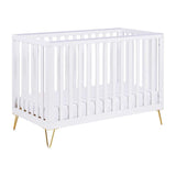 Babymore Kimi Cot Bed - White - McGrocer