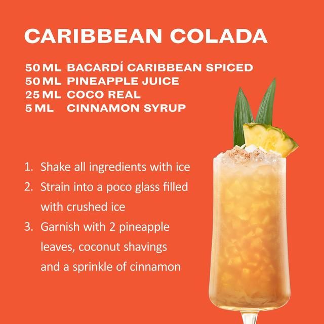 Bacardi Caribbean Spiced Premium Rum 70cl - McGrocer