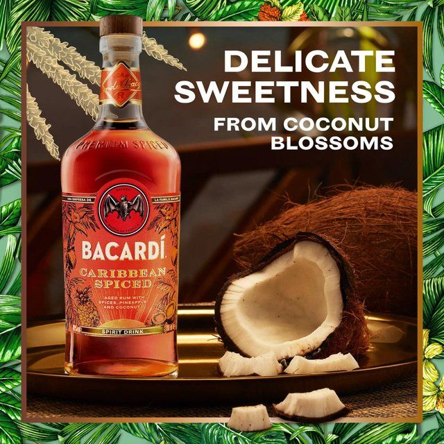 Bacardi Caribbean Spiced Premium Rum 70cl - McGrocer
