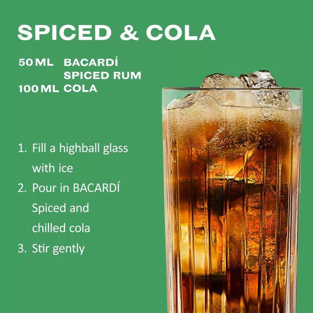 Bacardi Spiced Premium Rum Spirit Drink 70cl - McGrocer