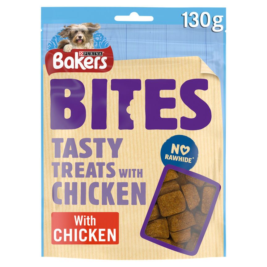 Bakers Bites Tasty Treats with Chicken 130g - McGrocer
