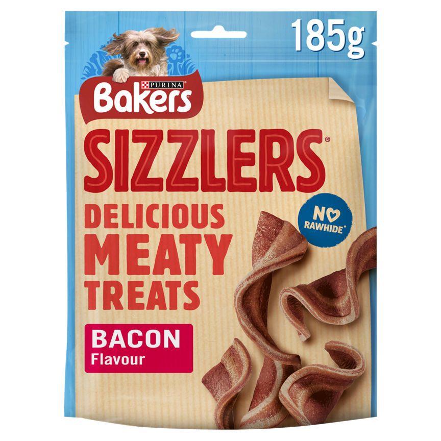 Bakers Dog Treats Bacon Sizzlers 185g - McGrocer