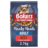 Bakers Meaty Meals Beef Dry Dog Food 2.7kg - McGrocer