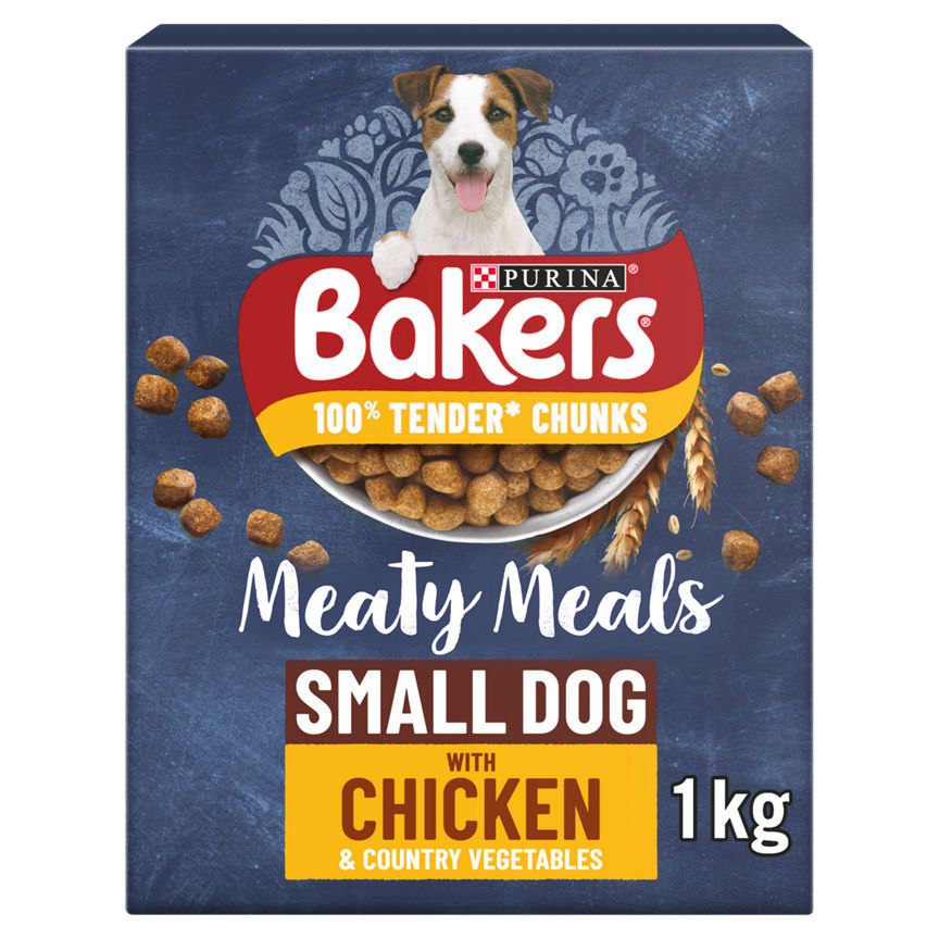 Bakers Meaty Meals Small Dog Chicken Dry Dog Food - McGrocer