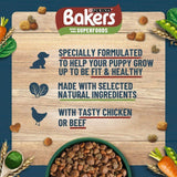 Bakers Puppy Chicken with Vegetables Dry Dog Food 2.85kg - McGrocer