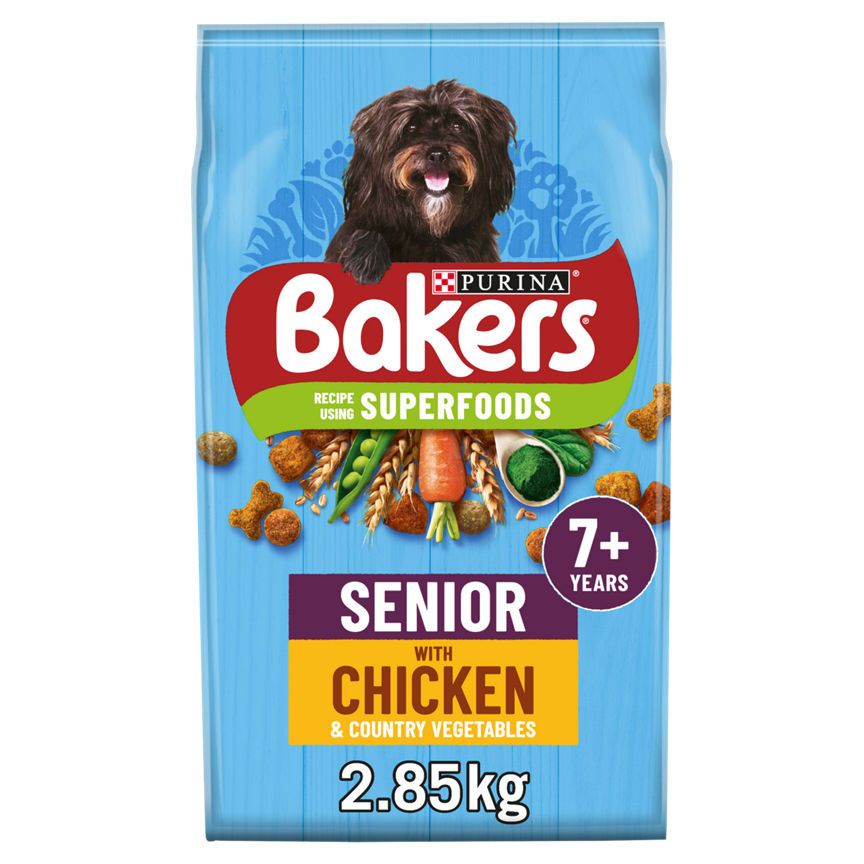 Bakers Senior Dry Dog Food Chicken and Veg - McGrocer