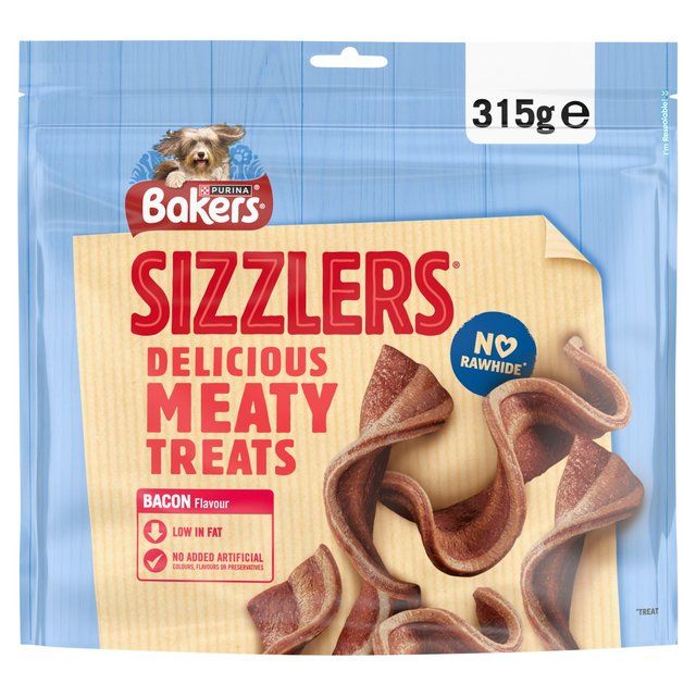 Bakers Sizzlers Bacon and Cheese Dog Treats 315g - McGrocer