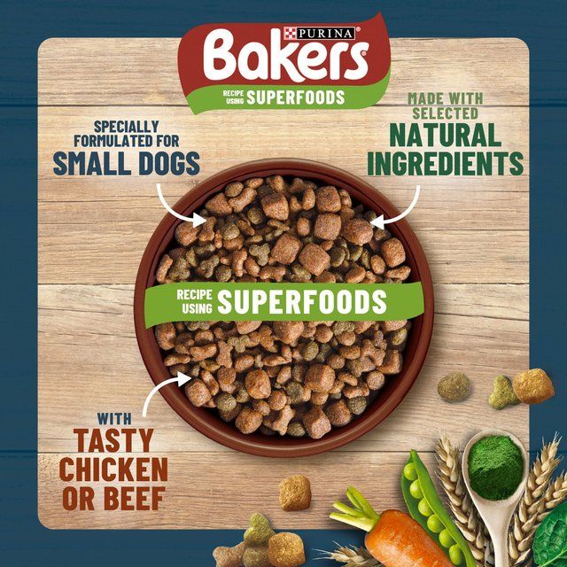 Bakers Small Dog Beef Dry Dog Food 10kg - McGrocer
