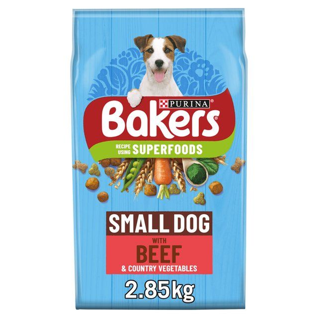 Bakers Small Dog Beef Dry Dog Food 2.85kg - McGrocer