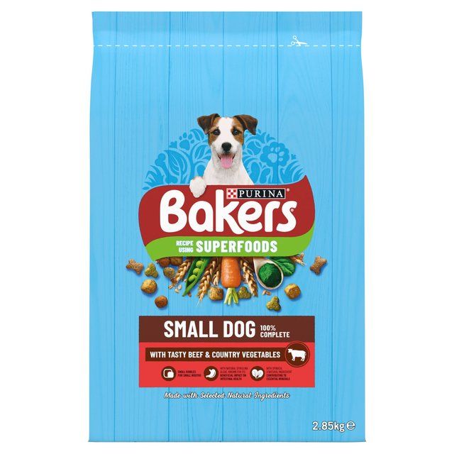 Bakers Small Dog Beef Dry Dog Food 2.85kg - McGrocer