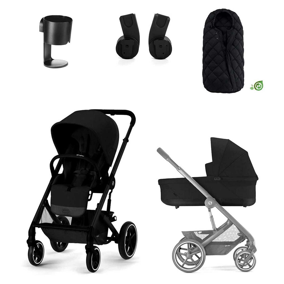 Balios S Lux 5 Piece Bundle - Moon Black - McGrocer