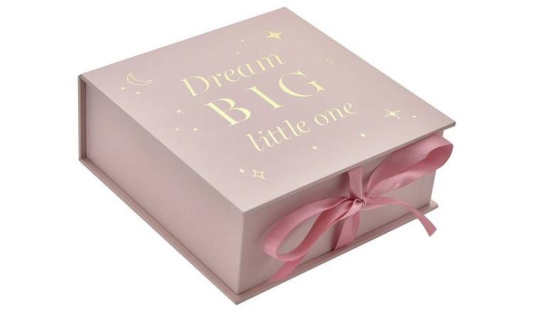 Bambino Dream Big Keepsake Box - Pink - McGrocer