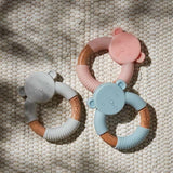 Bambino Teddy Teether Pink - McGrocer