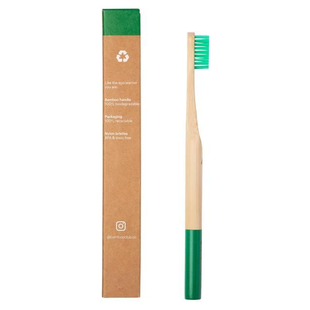 Bamboo Club Green Adult Toothbrush - McGrocer