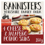 Bannisters Farm 4 Cheese & Jalapeno Baked Potato Skins 260g - McGrocer
