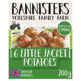 Bannisters Farm 6 Little Jacket Potatoes 700g - McGrocer
