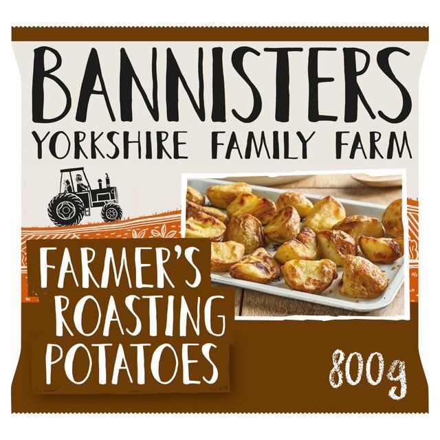 Bannisters Farm Skin On Roasting Potatoes 800g - McGrocer