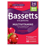 Bassetts Multivitamins Strawberry Flavour Soft and Chewies 3-6 Years - 60 Pack - McGrocer