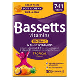 Bassetts Multivitamins Tropical Flavour Soft & Chewies 7-11 Years - 30 - McGrocer