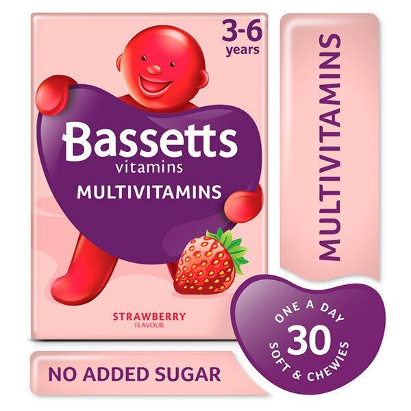 Bassetts Vitamins 3-6 Multivitamins Pastilles 30s - McGrocer