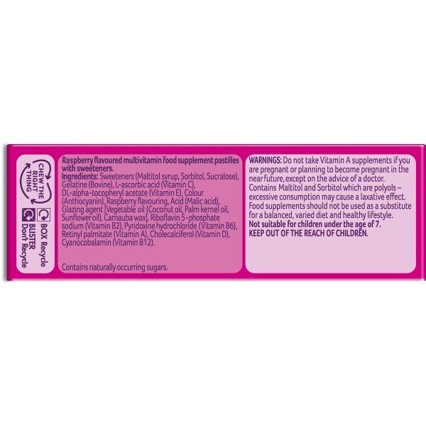 Bassetts Vitamins 7-11 Multivitamins Pastilles 30s - McGrocer