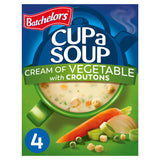 Batchelors Cup a Soup, Cream of Vegetable with Croutons x4 122g - McGrocer