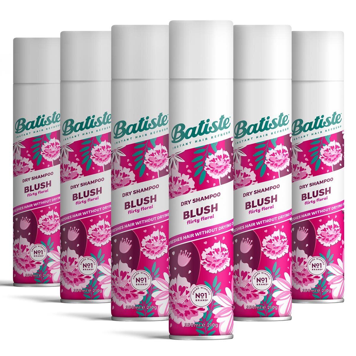 Batiste Dry Shampoo in 2 Varieties, 6 x 350ml - McGrocer