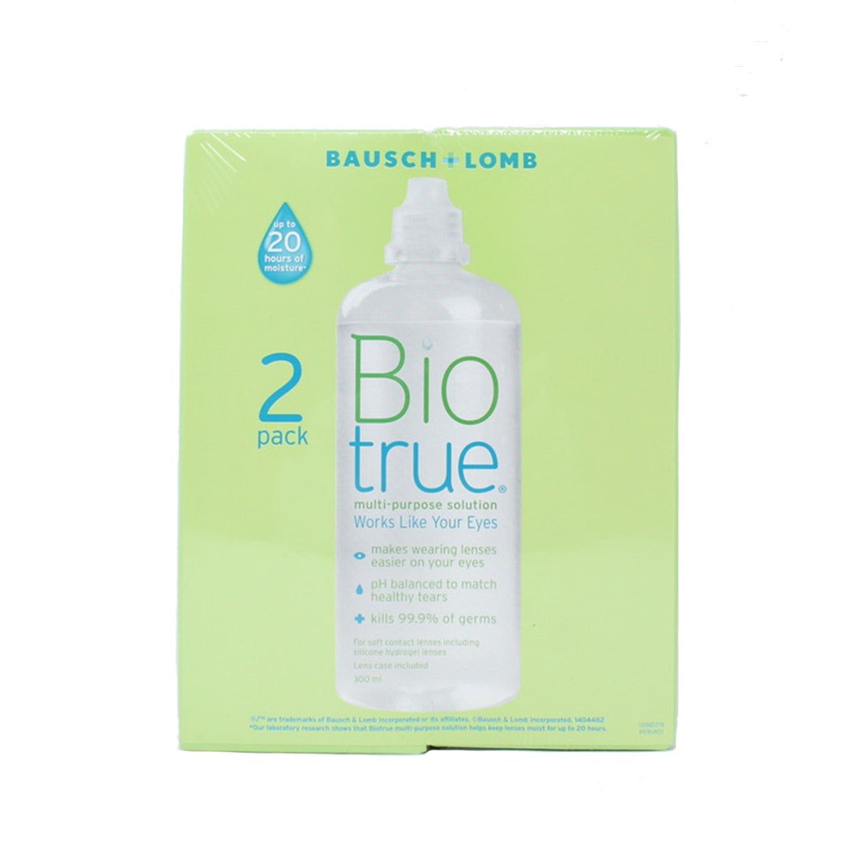 Bausch & Lomb Biotrue Multi-Purpose Solution, 2 x 300ml - McGrocer