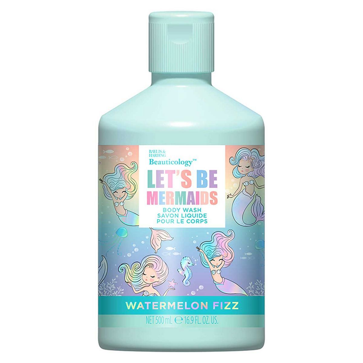 Baylis & Harding Beauticology Let's Be Mermaids Watermelon Fizz Body Wash 500ml - McGrocer