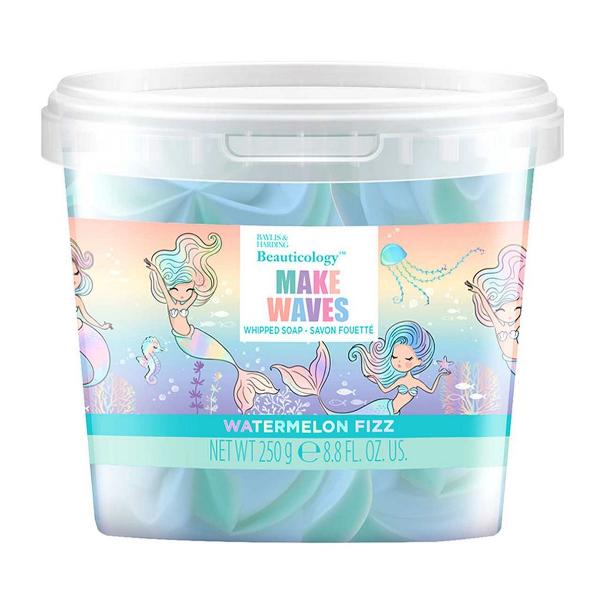 Baylis & Harding Beauticology Make Waves Watermelon Fizz Whipped Soap 250g - McGrocer