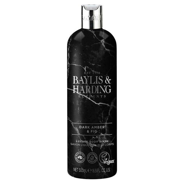 Baylis & Harding Elements Body Wash - Dark Amber & Fig 500ml - McGrocer