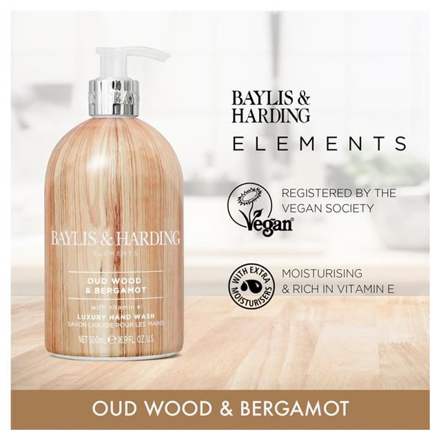 Baylis & Harding Elements Hand Wash - Oud & Bergamot 500ml - McGrocer