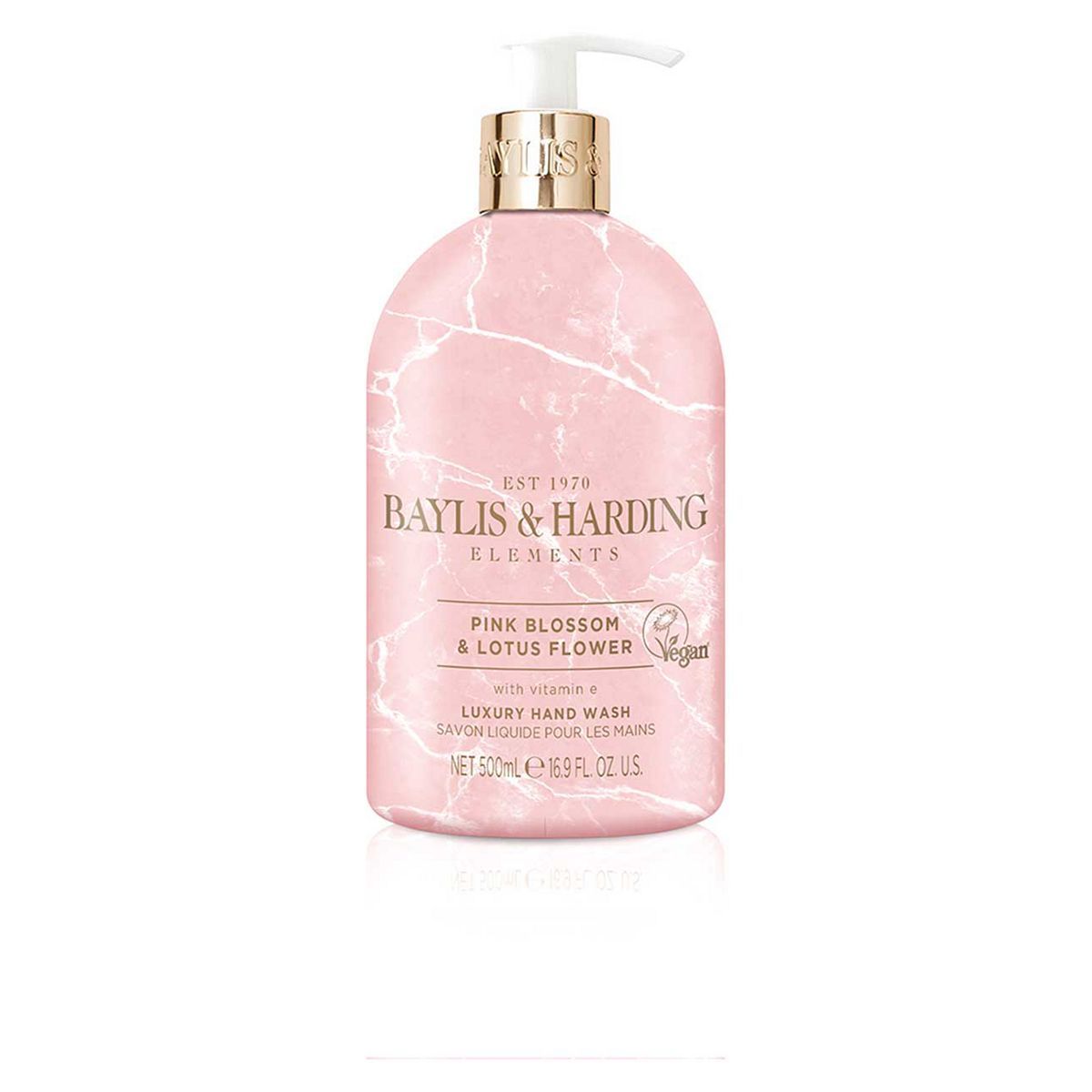 Baylis & Harding Elements Luxury Pink Blossom & Lotus Flower Hand Wash 500ml - McGrocer