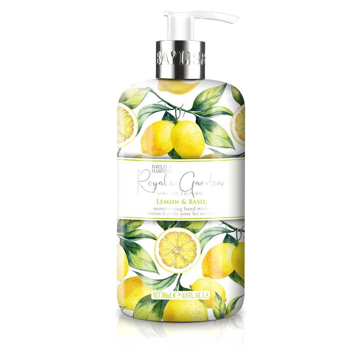 Baylis & Harding Royale Garden Lemon & Basil 500ml Hand Wash - McGrocer