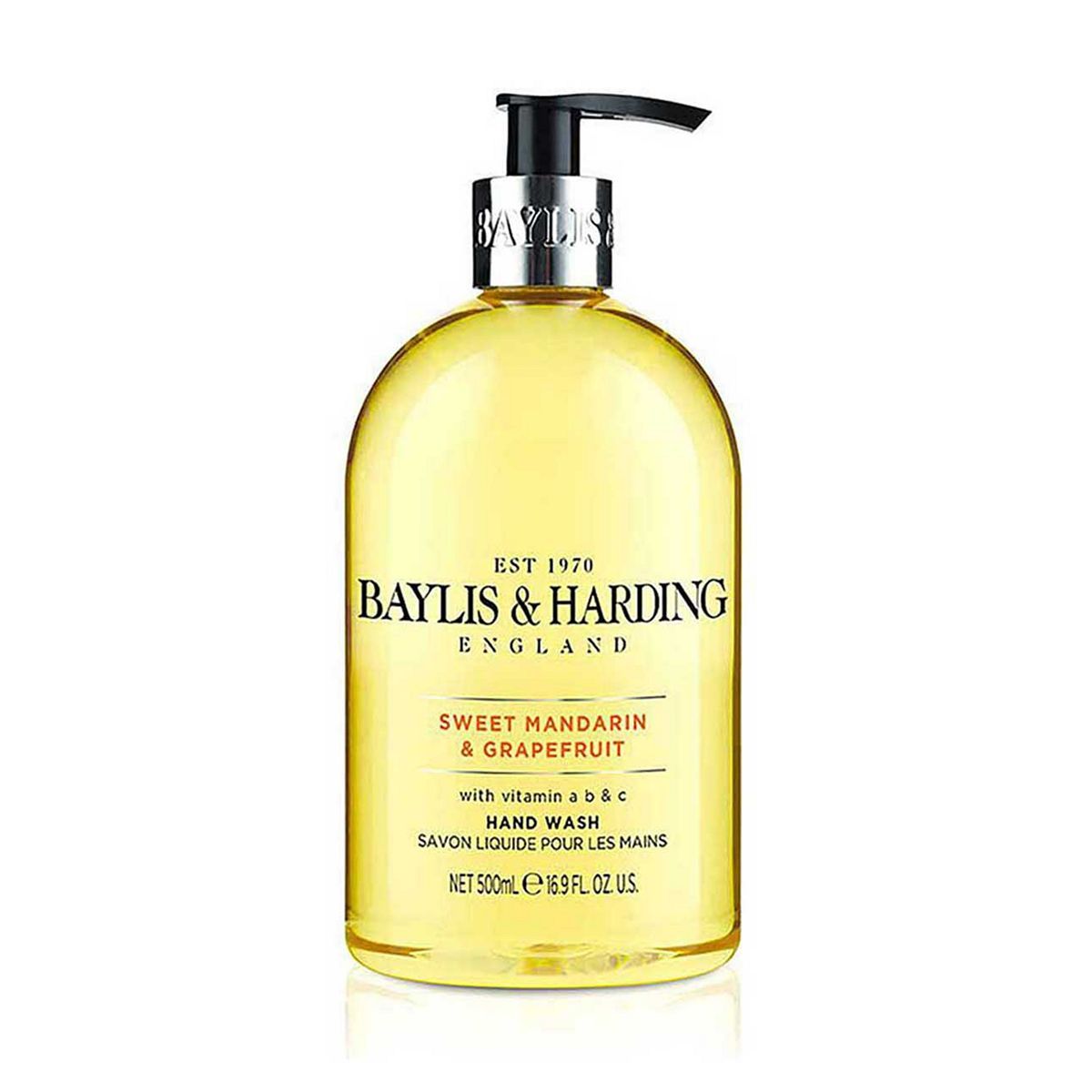 Baylis & Harding Signature Collection Sweet Mandarin & Grapefruit Luxury Hand Wash 500ml With Added Moisturisers - McGrocer
