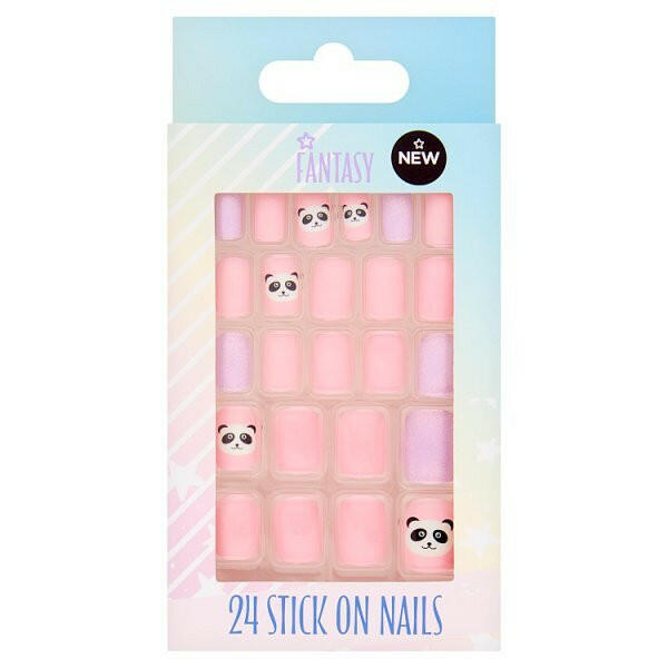 Superdrug Fantasy Kids Panda Stick On Nails GOODS Superdrug