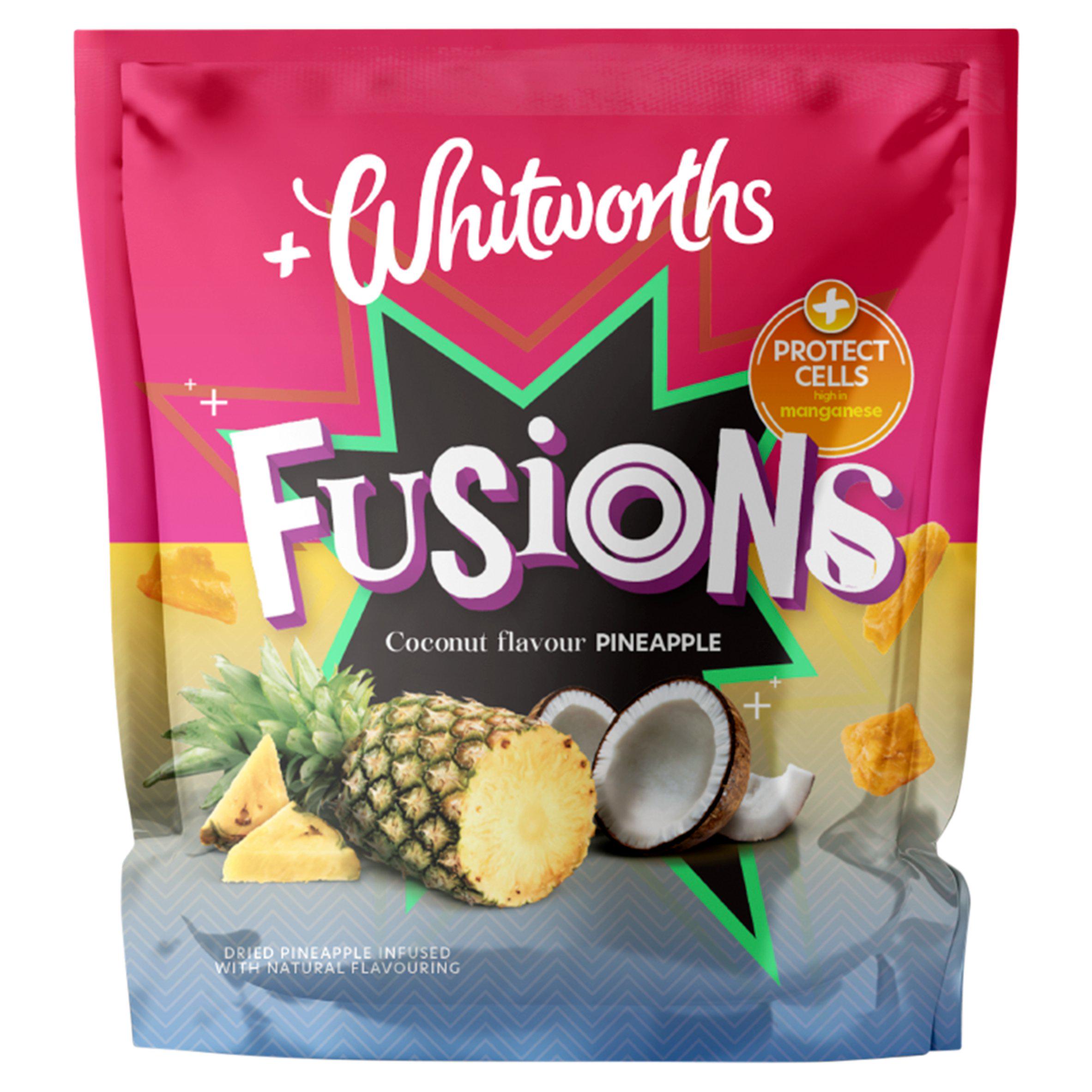 Whitworths Coconut Pineapple Flavour Fusions 80g GOODS Sainsburys