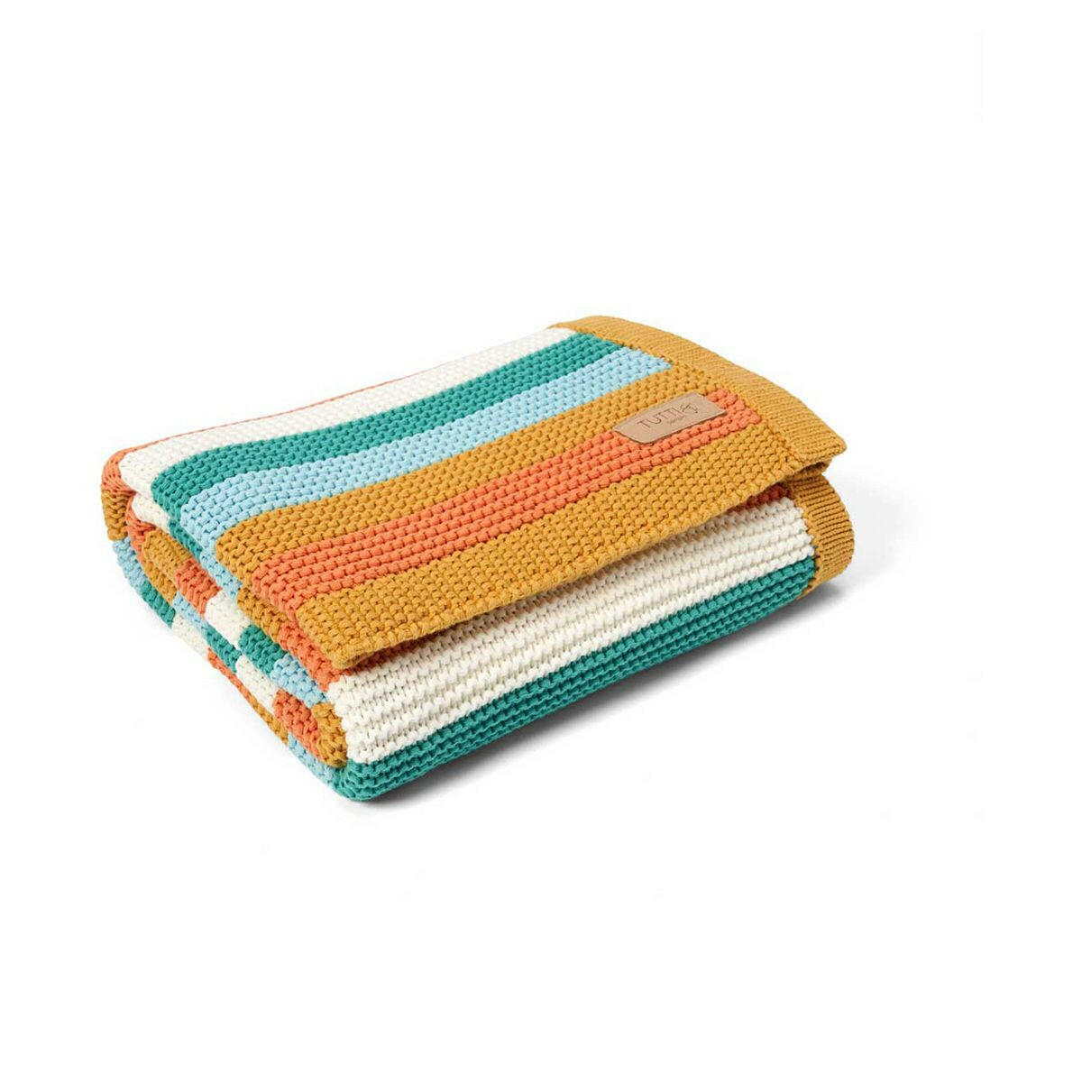 Tutti Bambini Chunky Stripe Knitted Blanket -Run Wild GOODS Boots