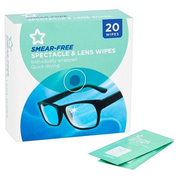 Superdrug Glass and Lens Wipes 20 Pack GOODS Superdrug
