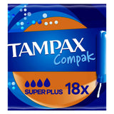 Tampax Compak Super Plus Tampons Applicator 18X GOODS Boots