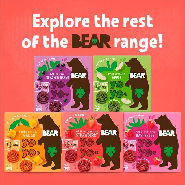 BEAR Fruit Yoyos Apple Multipack 5 x 20g - McGrocer