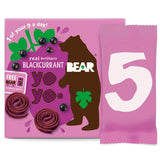 BEAR Fruit Yoyos Blackcurrant Multipack 5 x 20g - McGrocer