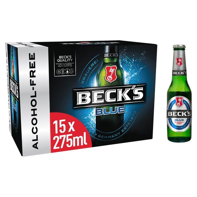 Beck's Blue Alcohol-Free Beer Bottles   15 x 275ml - McGrocer