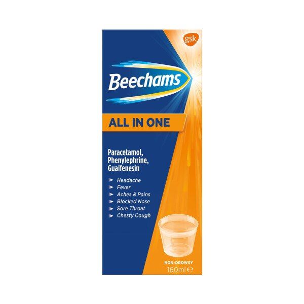 Beechams All in One Liquid, with Paracetamol 160ml - McGrocer