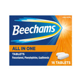 Beechams All In One Tablets Cold & Flu Relief with Paracetamol x16 - McGrocer