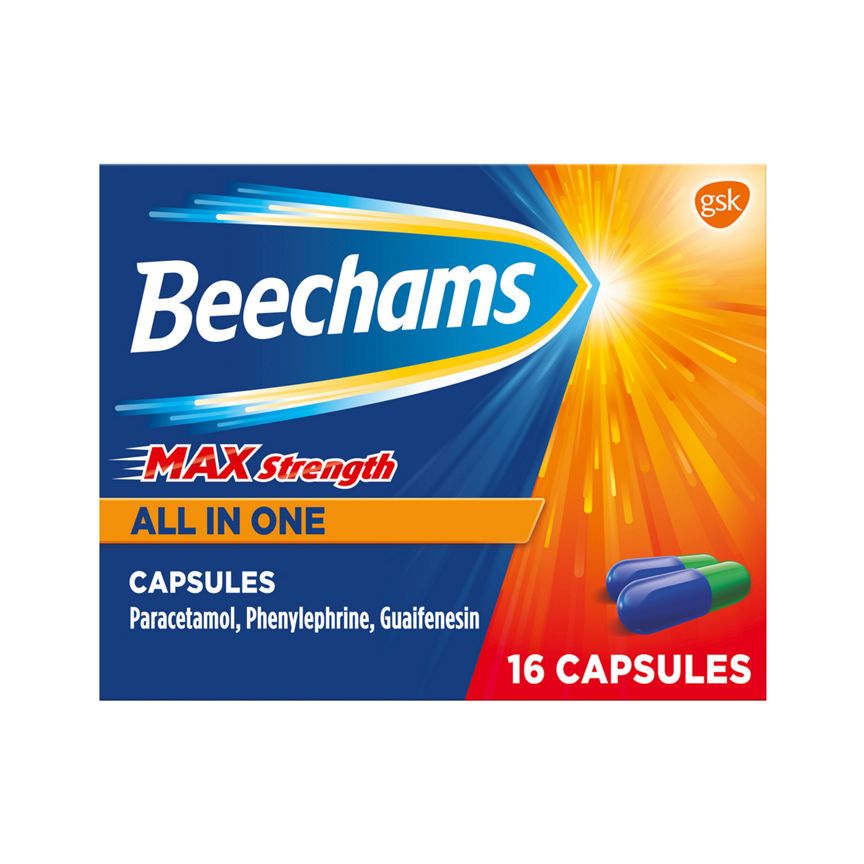 Beechams Max Strength All in One Capsules - McGrocer