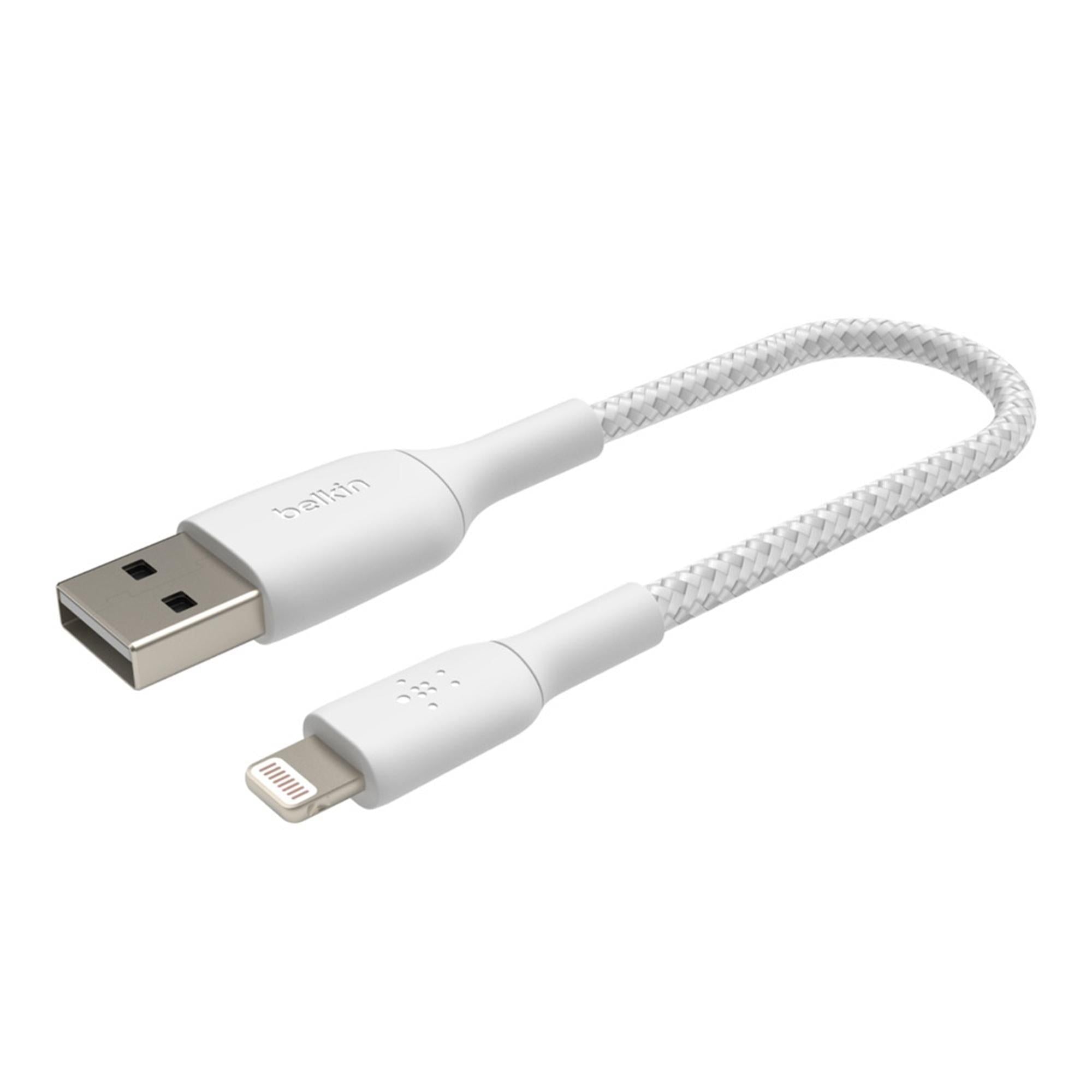 Belkin Braided A-Ltg Cable White 3m - McGrocer