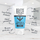 Below The Belt Grooming Fresh & Dry Balls Cool 75Ml - McGrocer