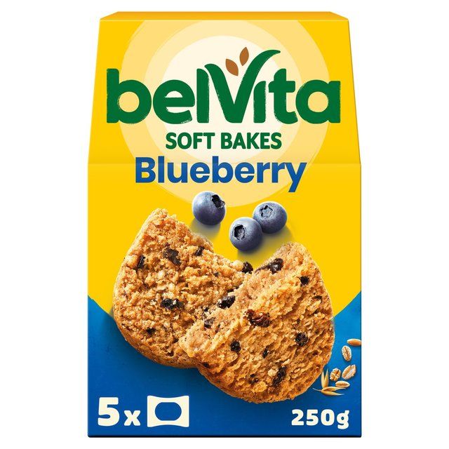Belvita Breakfast Biscuits Soft Bakes Filled Blueberry   5 per pack - McGrocer