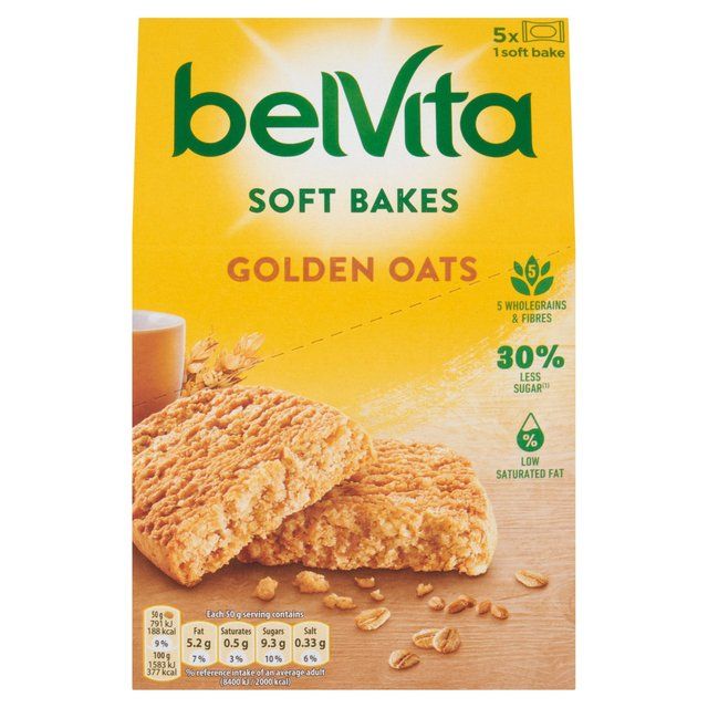 Belvita Golden Oats Bakes Breakfast Biscuits   5 per pack - McGrocer